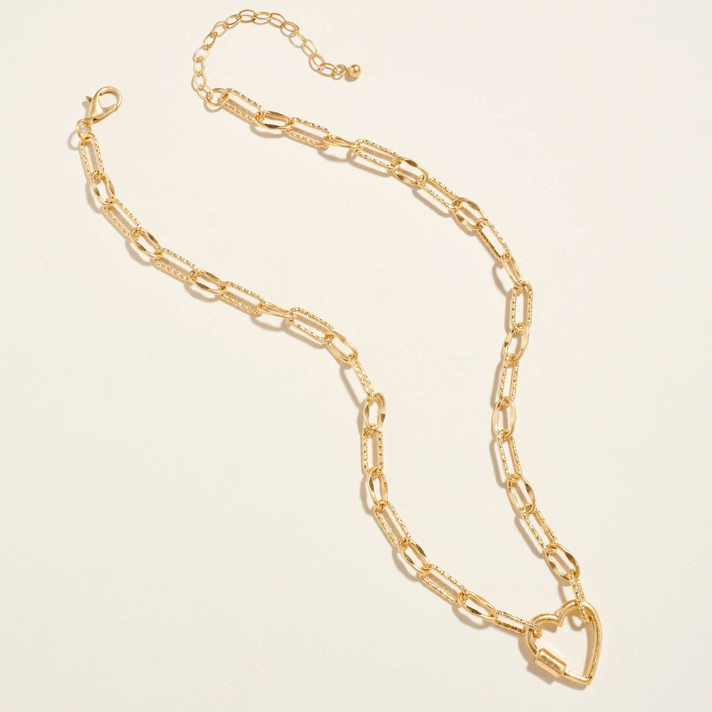 Timeless Heart Chain Necklace