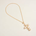 Golden Saltwater Cross Necklace
