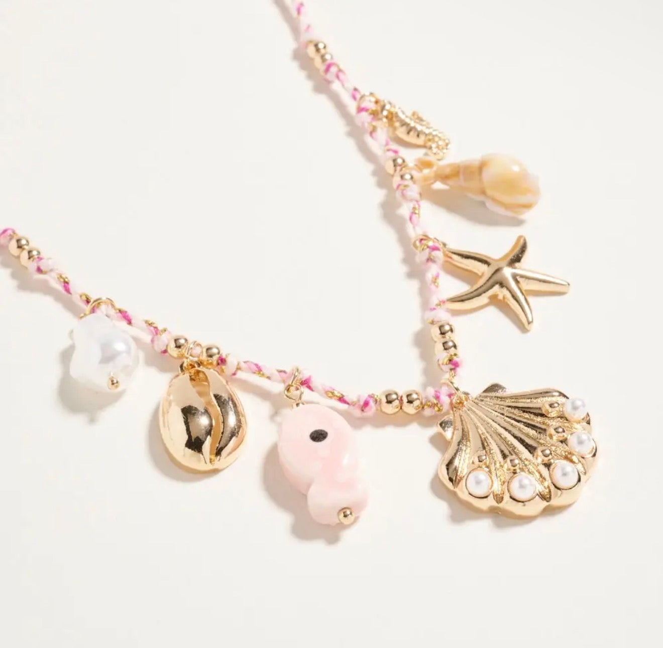 Pink Sands Charm Necklace
