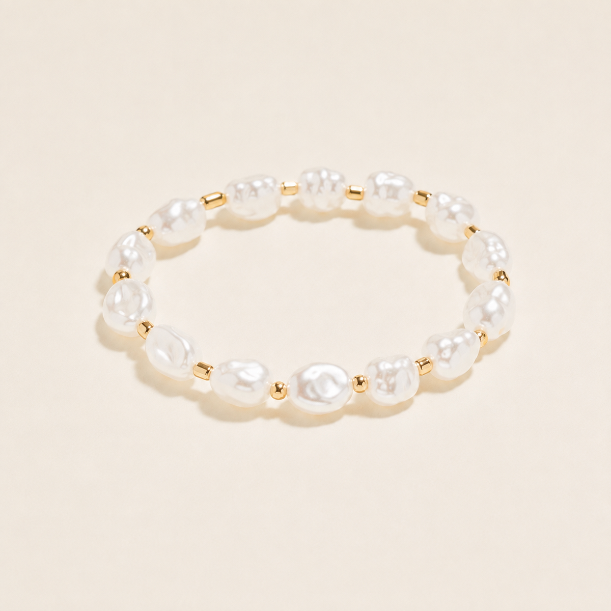 Golden Pearl Bracelet