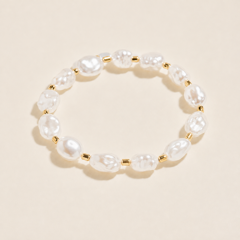 Golden Pearl Bracelet