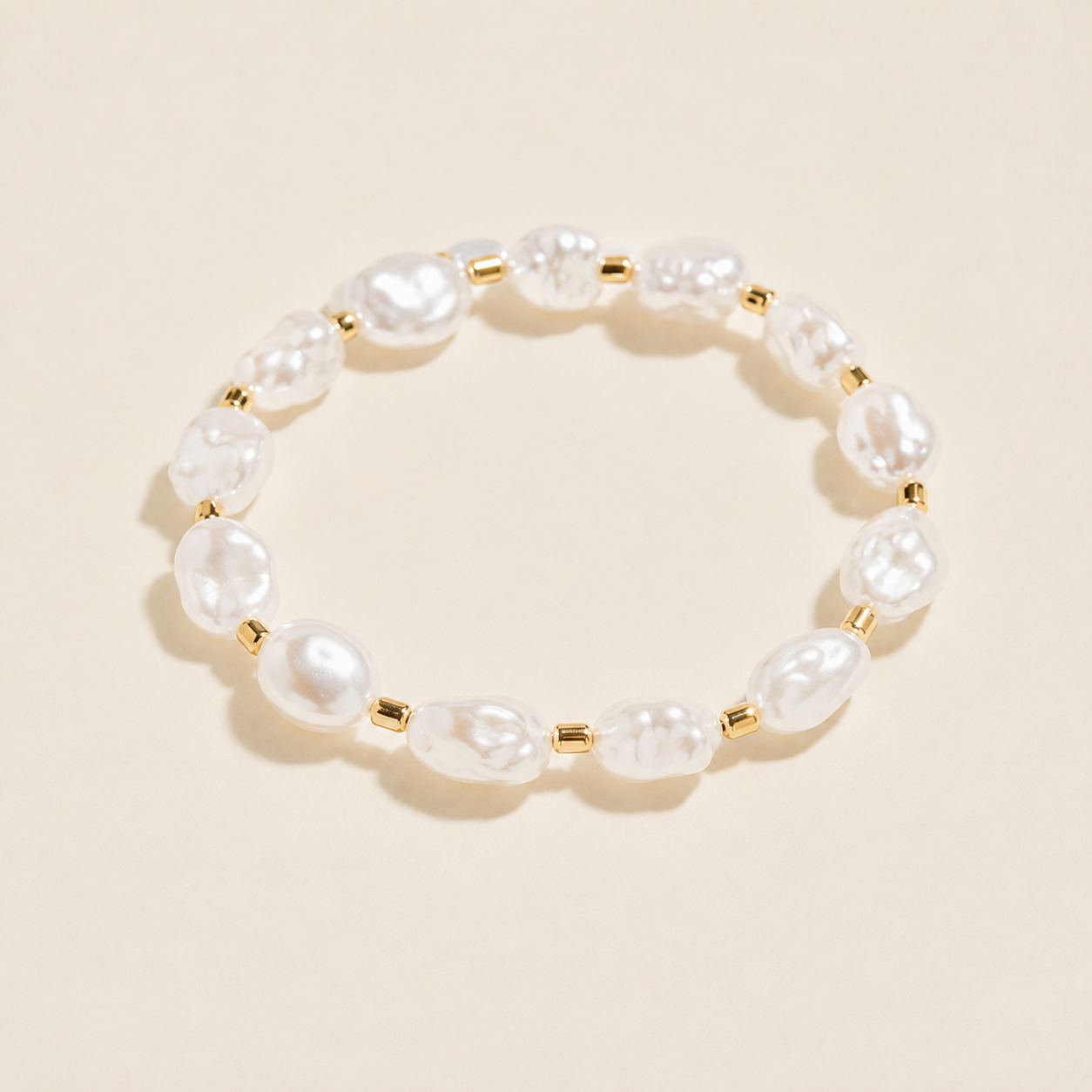 Golden Pearl Bracelet