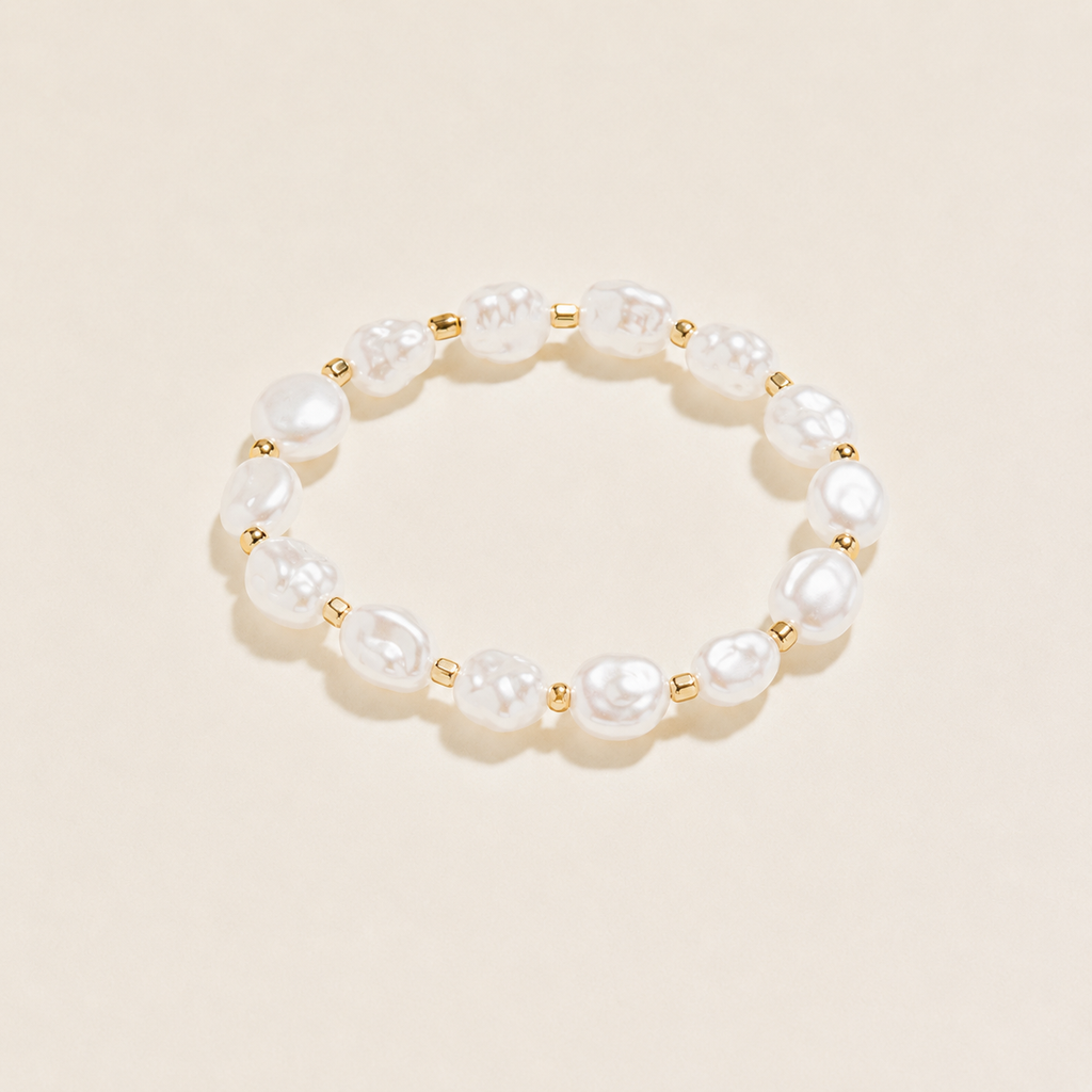 Golden Pearl Bracelet