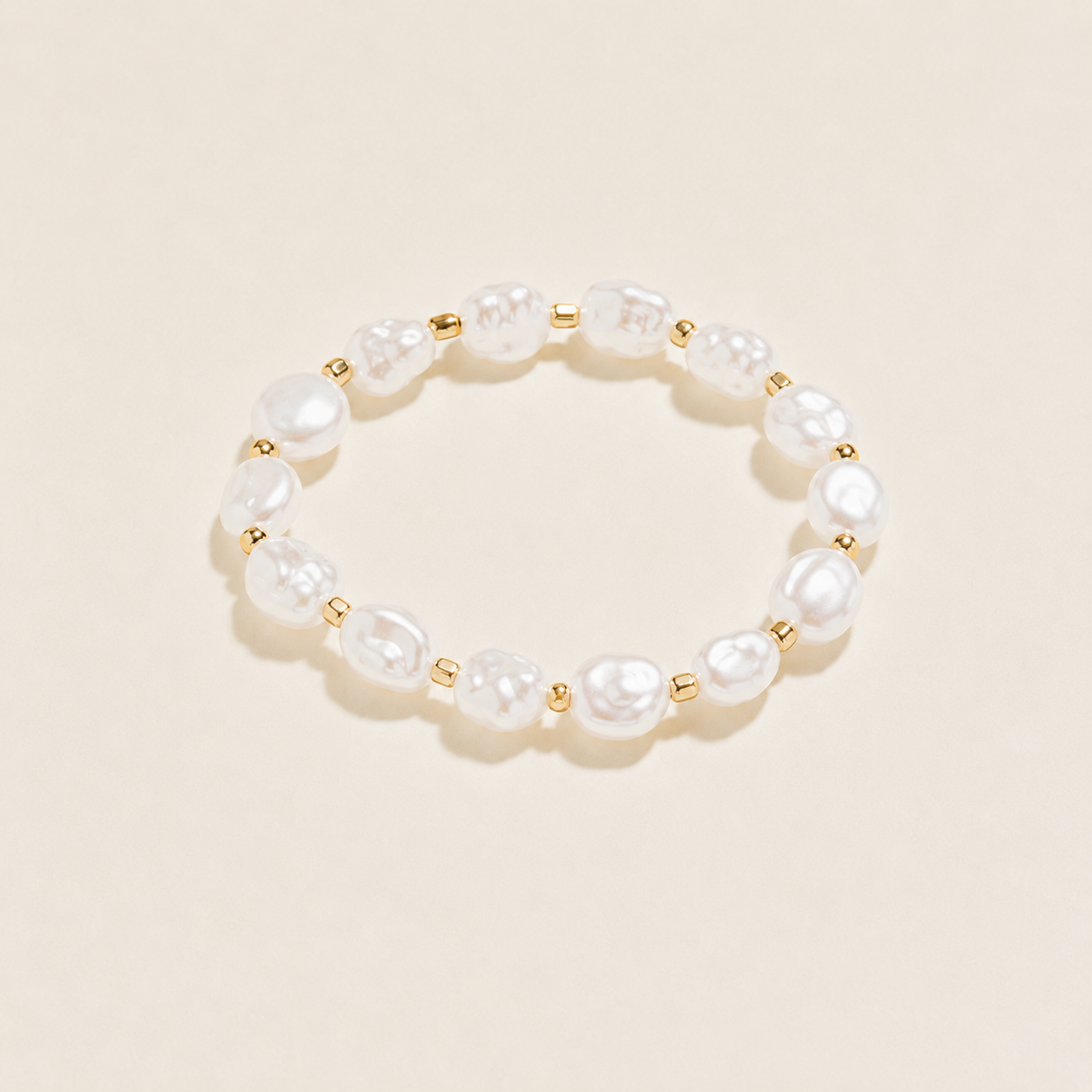Golden Pearl Bracelet